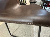 Keaven faux leather chairs