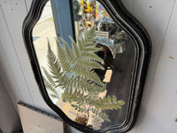 Black gold Fern Mirror