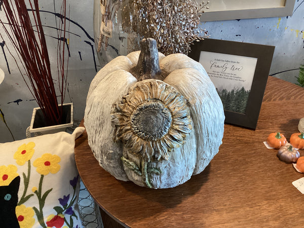 Huge White Sunflower Pumpkin