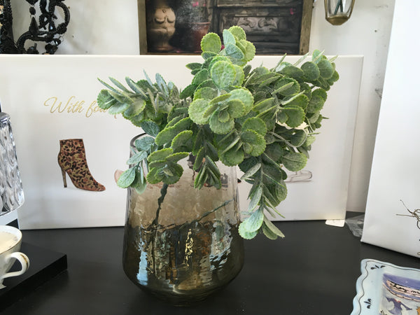 Shimmery Grey Vase