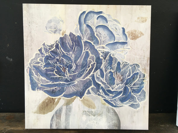 Blue Rose Canvas #2