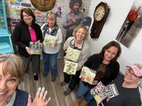05/04/25 (Sunday) 9:30-11:30 am private party Expressive  Layers: Create Meaningful Mixed Media Art