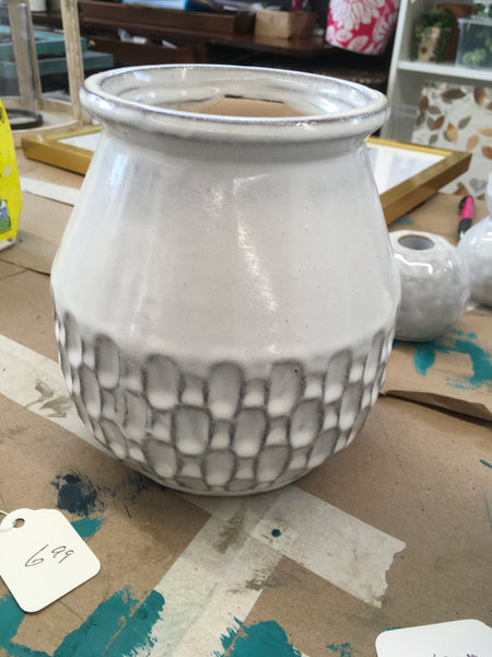 Pottery look vase