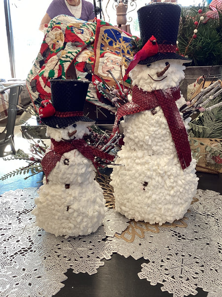 Snowman, fuzzy large