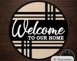 Round door hanger sign kits