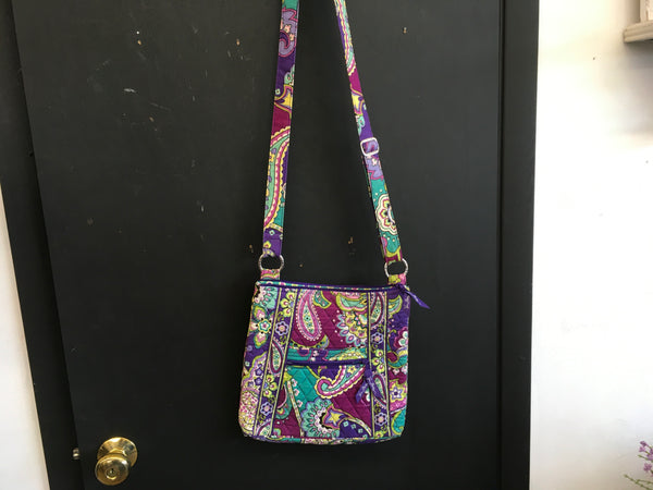 Vera Bradley Purple Paisley Handbag