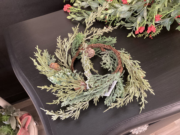 Sparkled Cedar Candle