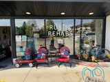 Metal vintage Americana chair