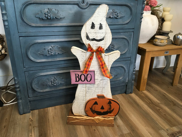 Boo Wood Ghost Outdoor