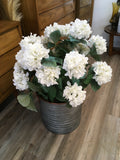 Galvanized Hydrangea Pot