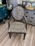 Gorgeous brown zebra chair