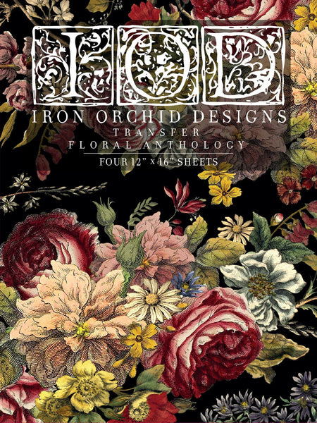FLORAL ANTHOLOGY IOD TRANSFER 12X16 PAD