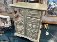 Shabby glam Vintage Wallpaper jewelry box