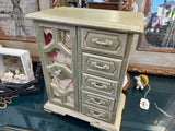 Shabby glam Vintage Wallpaper jewelry box
