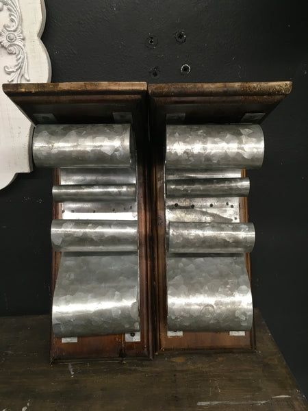 Sconce shelves, pair