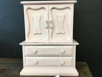 XL Jewelry Box Pink with Flower