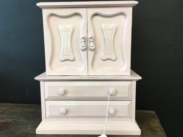 XL Jewelry Box Pink with Flower