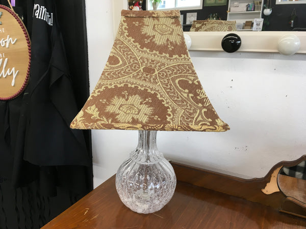 Crackle Glass Lamp