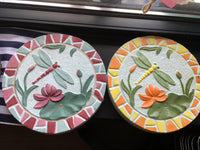 Dragonfly Stepping Stone - Painted