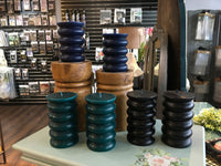 Teal Curved Candle (sold individually)