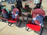 Metal vintage Americana chair