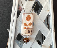 Custom made Vintage Garden necklaces