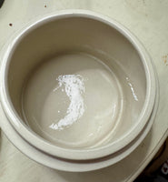 Hand sponged bird trinket box