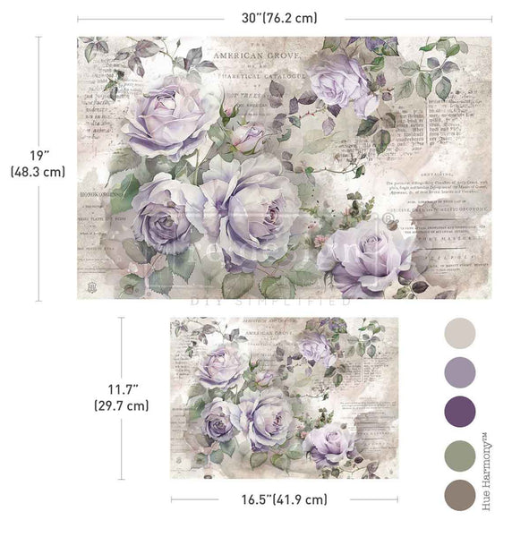DOUBLE DELIGHT DECOUPAGE FIBER PAPER SET – SOFT VEIL