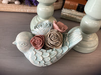 Bird w/Sola Wood - rose