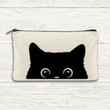 Canvas zipper bags make-up, paint brushes etc