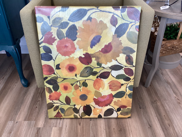 Yellow Jewel Tone Canvas