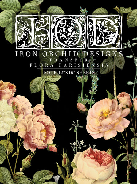 Flora Parisiensis IOD TRANSFER 12X16 PAD