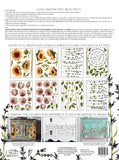 Painterly Florals IOD TRANSFER 12X16 PAD