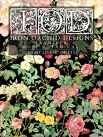 Rose Botanical IOD TRANSFER 12X16 PAD