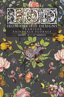 Fairytale Florals IOD TRANSFER 8x12 PAD