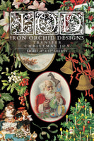 Christmas Joy IOD TRANSFER 8x12 PAD