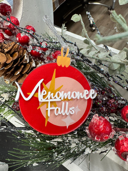 Menomonee Falls short ornament