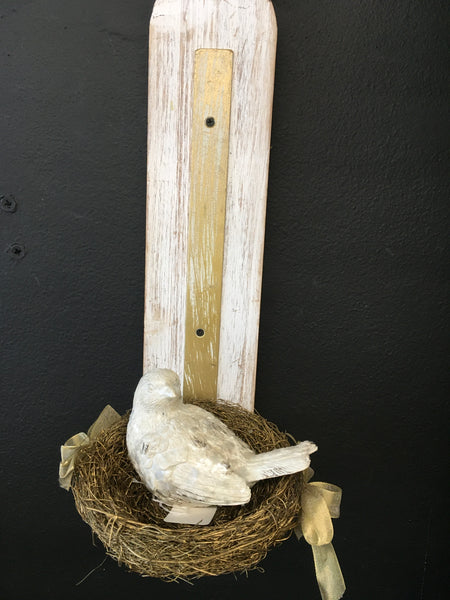 Gold Candlestick candle stick with Gold Nest