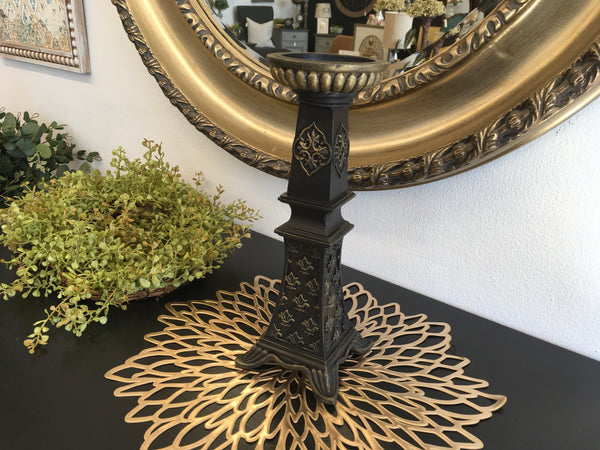 Black/Gold Candle Stick