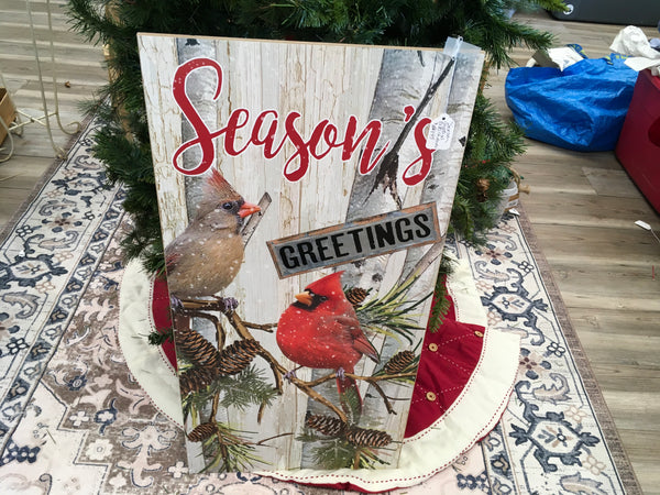 Seasons Greetings Porch Display