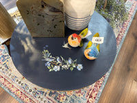 Adam the blue black bird table