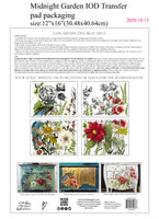 Midnight Garden IOD TRANSFER 12X16 PAD