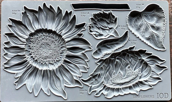Sunflowers 6X10 IOD MOULD