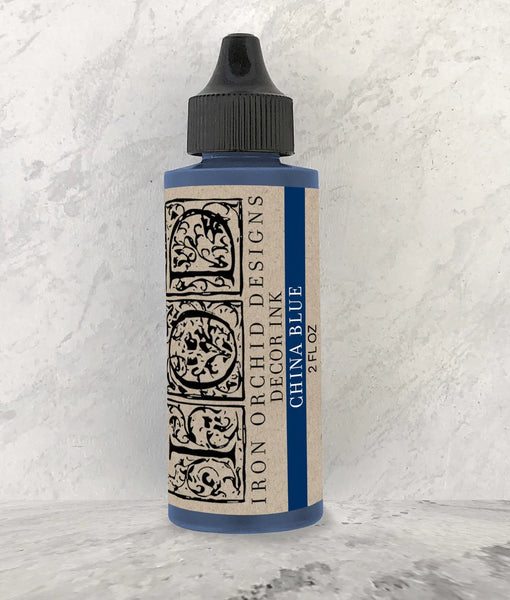 Decor Ink China Blue 2oz IOD