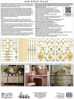 Petite Fleur IOD PAINT INLAY 12X16 PAD