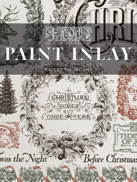 Twelft Night IOD PAINT INLAY 12X16 PAD