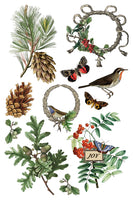 Winter Botanist IOD TRANSFER 8x12 PAD