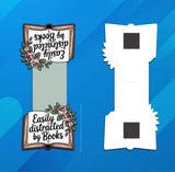 Easily Distracted by Books Magnetic Bookmark