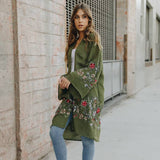 Chic Full-Length Flower Kimono - Versatile Layering Piece 🌼