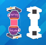 Bookworm Tea Cup Magnetic Bookmark